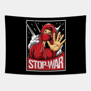 Stop War Ukraine Support Design Tapestry