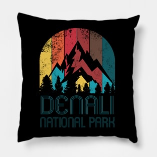 Denali National Park Gift or Souvenir T Shirt Pillow