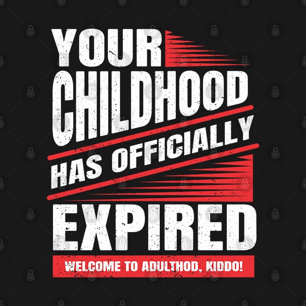 Welcome to Adulthood 18 Birthday 18th Birthday by IngeniousMerch