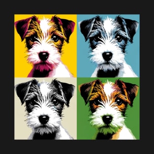 Pop Retro Parson Russell Terrier Art - Cute Puppy T-Shirt