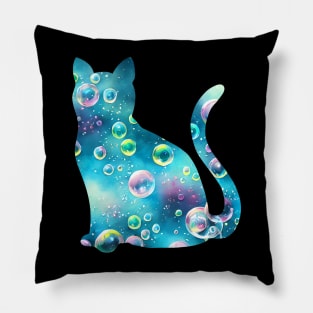 Bubble Cat Pillow