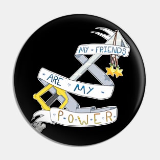 [ KH ] My Friends, My Power 2.0 Pin