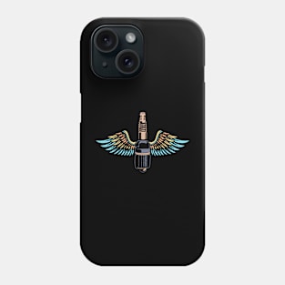 Eagle and machine Phone Case