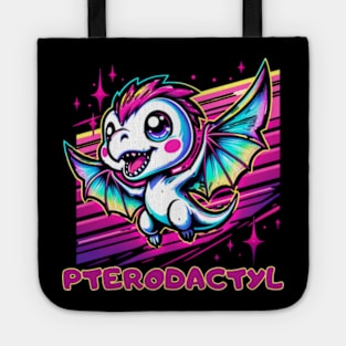 Pterodactyl Baby Dino Kawaii Cute Chibi Tote