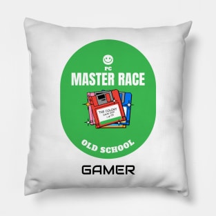 PC Master Race Old School Floppy Drive Pillow