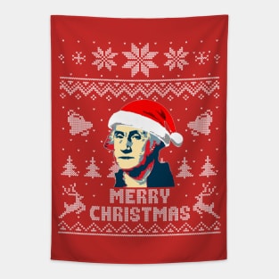 George Washington Merry Christmas Tapestry