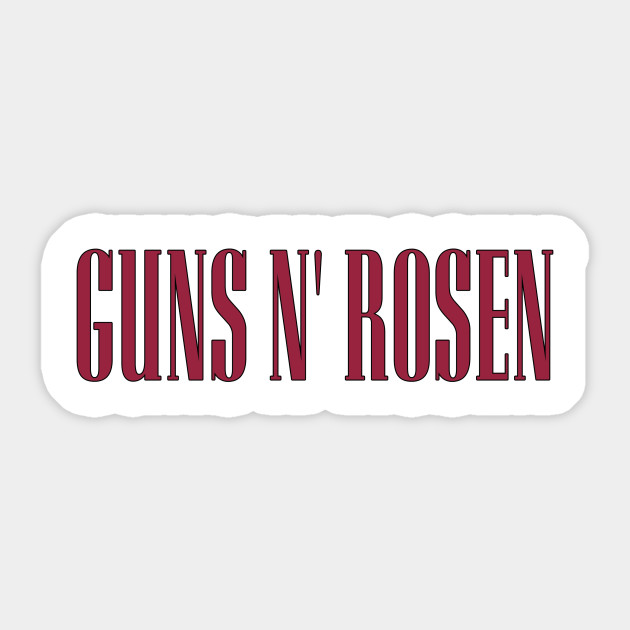 Arizona Lyfe Guns N Rosen Arizona Cardinals Sticker Teepublic