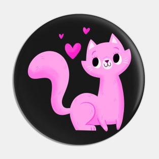 Pink Kitten Pin