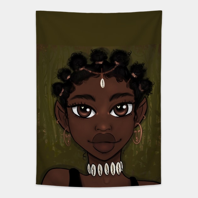 Nubian Tapestry by bananapeppersart