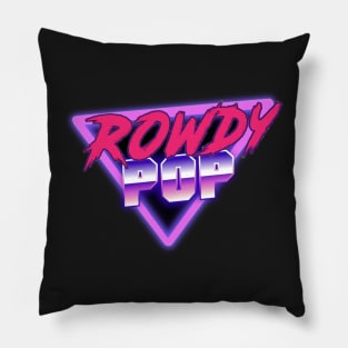 RowdyPOP Retro 80's LOGO Pillow