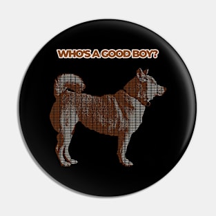 Japanese Shiba Inu - Doge Typography Pin