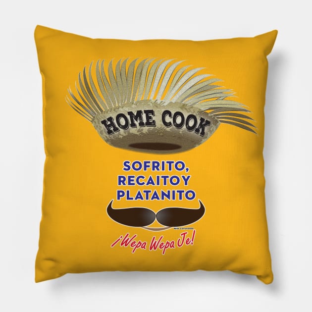 Criollo Home Cook Pillow by MikeCottoArt