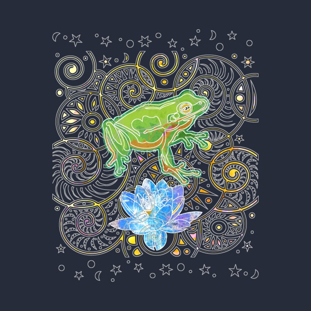 Green Tree Frog by evisionarts