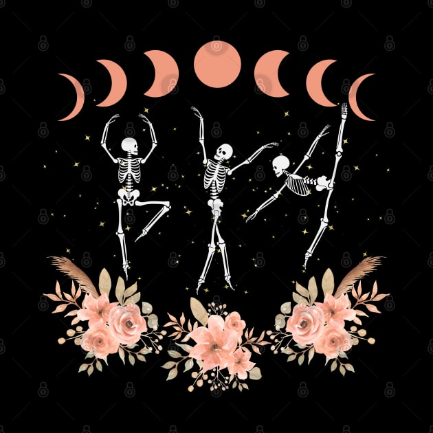 Dancing Skeletons Fall Boho Aesthetic by MalibuSun