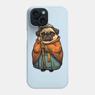 Cute Pope Pug Design Phone Case