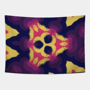 Kaleidoscope Of Sun Set Colors Pattern Tapestry