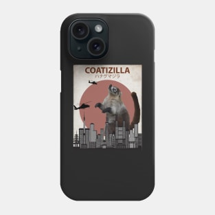 Coatizilla - Coati Mundi Giant Monster Phone Case