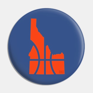 Broncos Basketball Pin