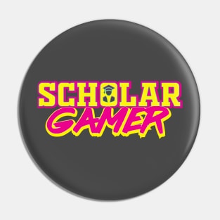 Scholar Gamer Pin