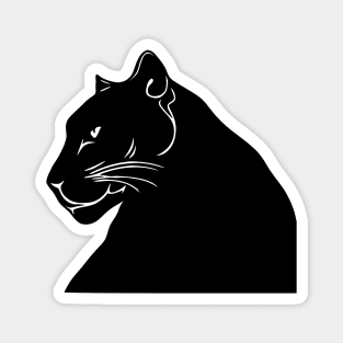 Black Panther in Profile Magnet