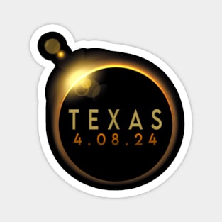 Total Solar Eclipse 2024 Totality Texas Magnet