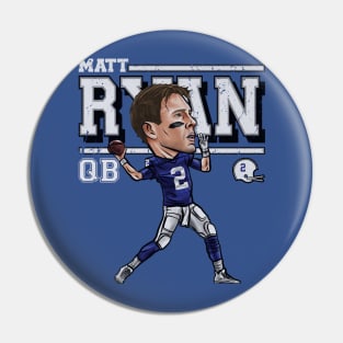 Matt Ryan Indianapolis Cartoon Pin