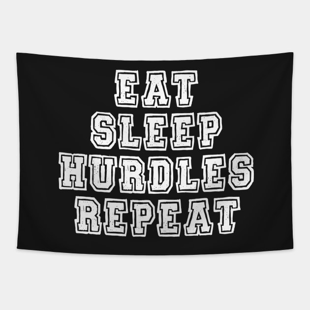 Eat, sleep, hurdles, repeat Tapestry by SamridhiVerma18