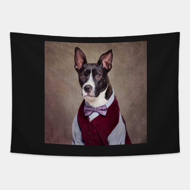 Shelter Pets Project - Petey Tapestry by TammySwarek