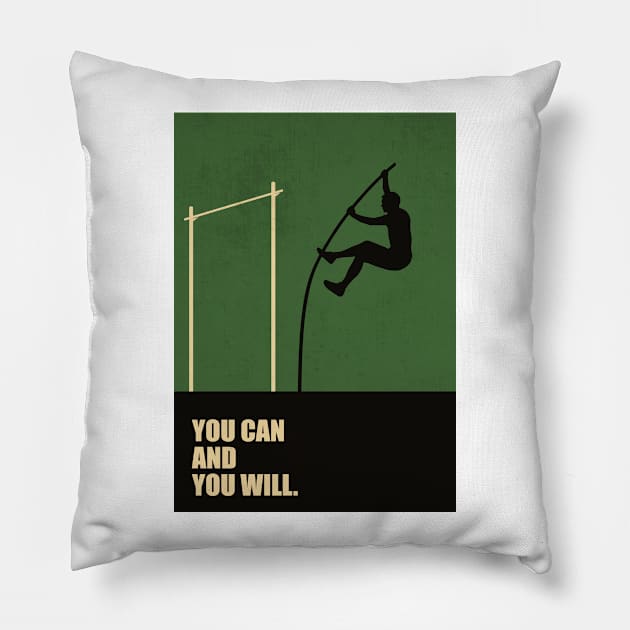 You can and you will ! Business Quotes Pillow by labno4