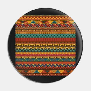 Aztec Berber hybrid pattern Pin