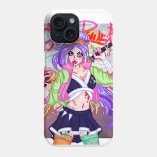 Samurai girl power Phone Case