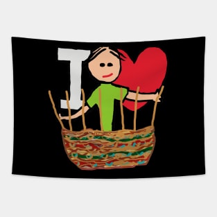 I Love Basket Weaving Tapestry