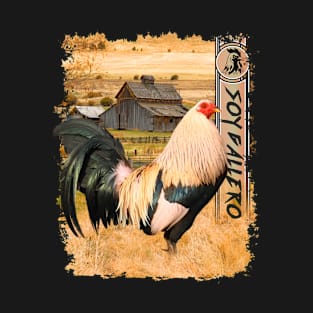 Rooster Enthusiast Soy Gallero Retro Vintage Chicken T-Shirt