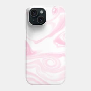 Coral Pink Swirls Phone Case