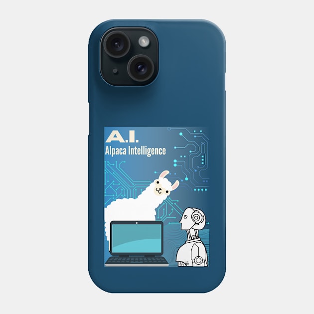 Alpaca Intelligence - Cute Alpaca Phone Case by SEIKA by FP