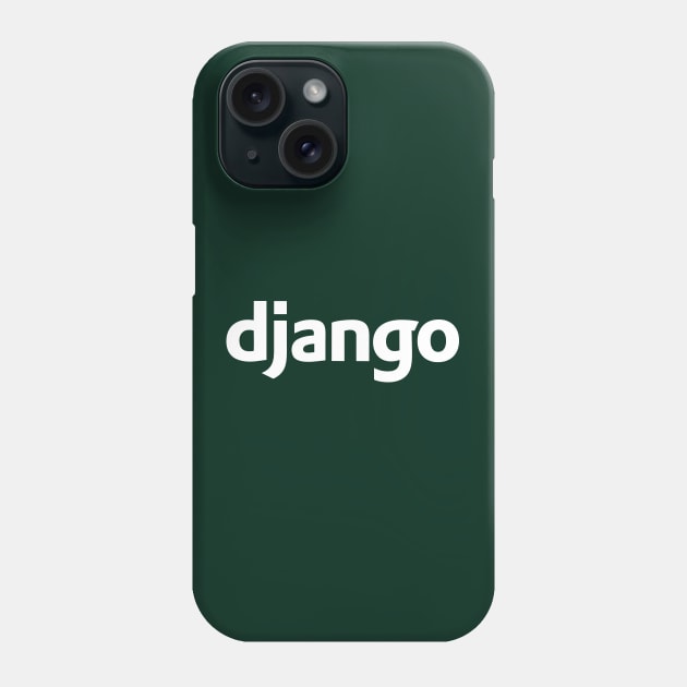 Django Programming Logo Phone Case by zadaID