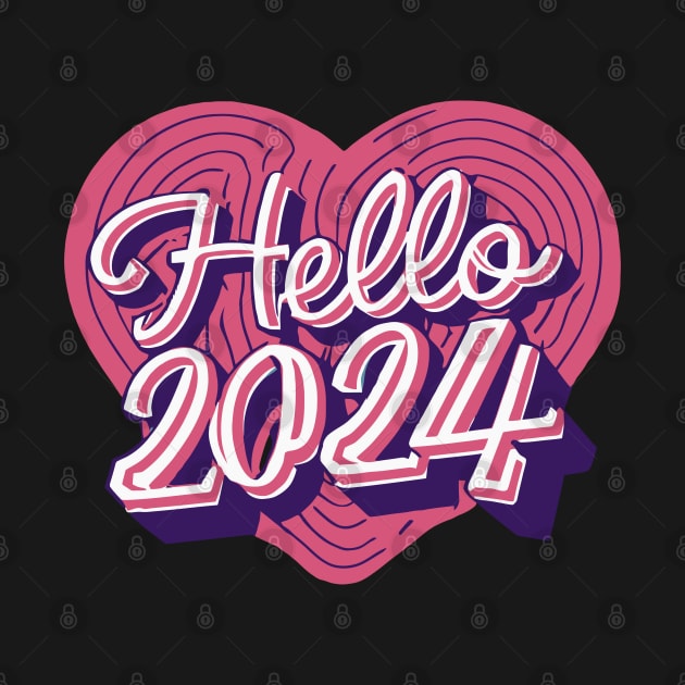 Hello-2024 by Quincey Abstract Designs