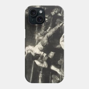 A Knock-Out by George Bellows Phone Case