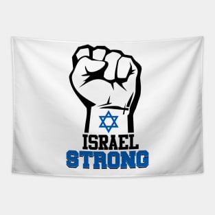 Israel Strong Hand up Israeli star flag Tapestry