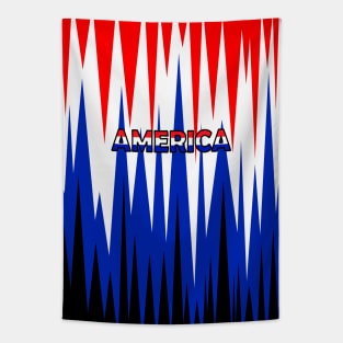 AMERICA Fourth Of July Abstract Tapestry