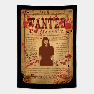 The Assassin Wanted Poster Tapestry