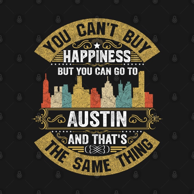 USA City Austin City T-Shirt I Love Austin Flag Texas State Home City Austin Map Native American USA Flag by BestSellerDesign