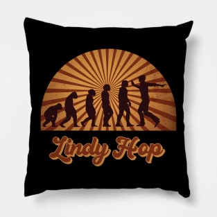 Lindy Hop Retro Evolution Design Pillow