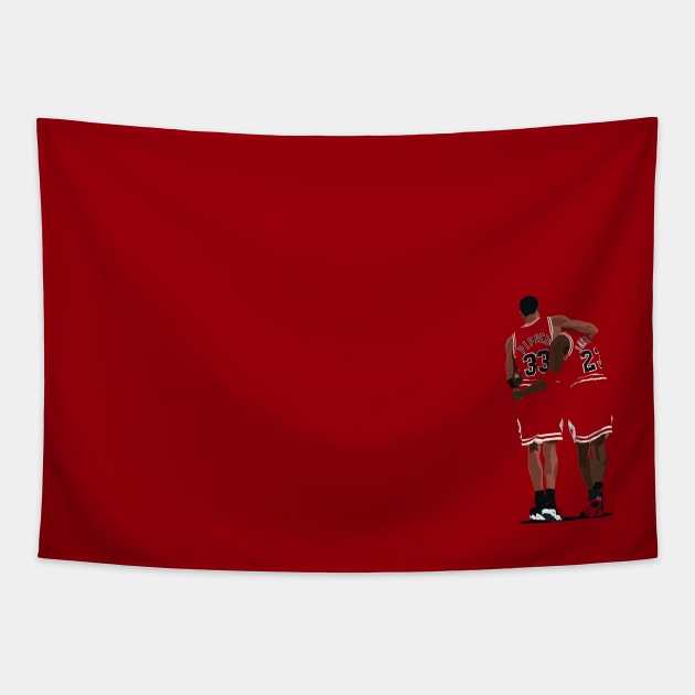 Bulls Legends Tapestry by dbl_drbbl