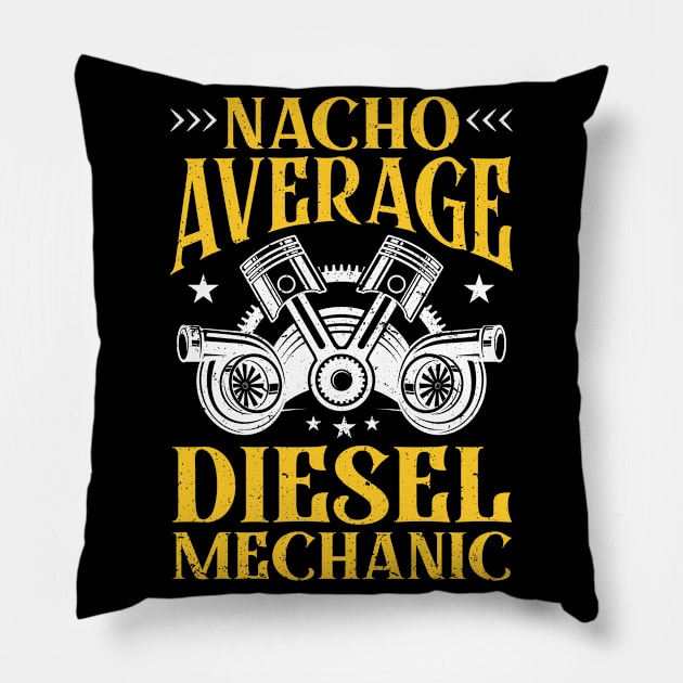 Gift Vintage Mechanic Diesel Mechanic Pillow by IngeniousMerch