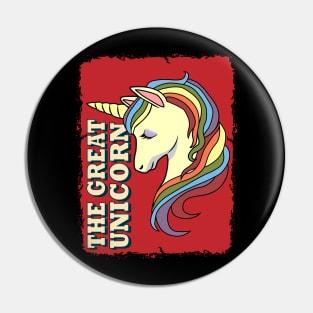 Colorful Vintage Unicorn Pin