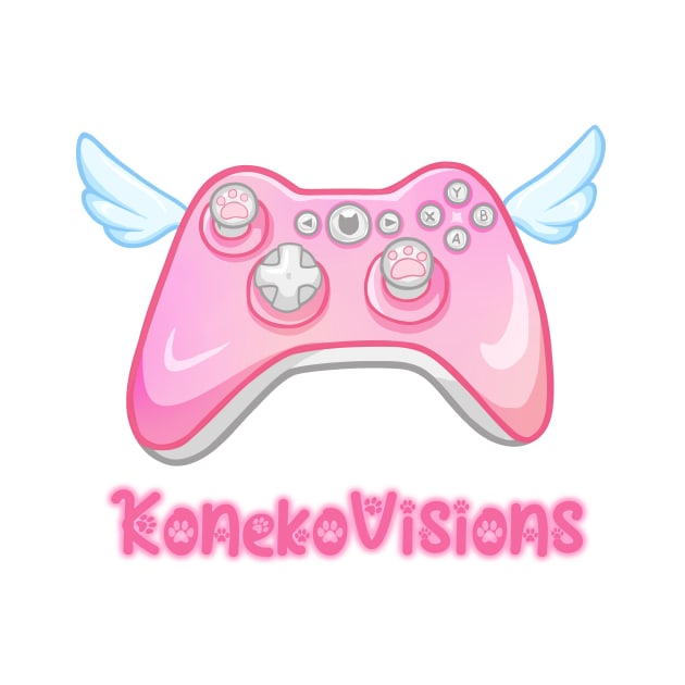 Pink Game Controller by KonekoVisions