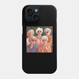 Golden Girls illustration Phone Case