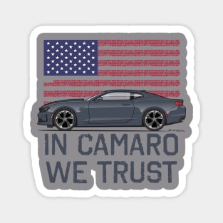 In Camaro We Trust Magnet