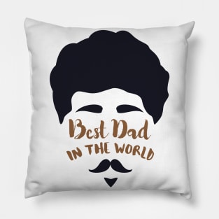 Best Dad in the World Funny Gift Father's Day Pillow